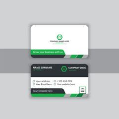 Modern Business Card - Creative and Clean Business Card vector Template.