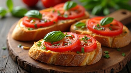 Bruschetta with tomatoes