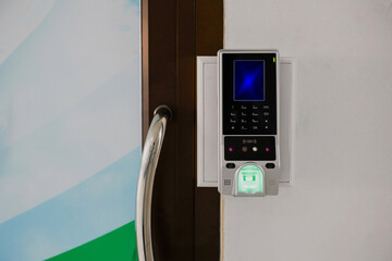 Door access control by Fingerprint Scanner, Facial recognition and Key Card