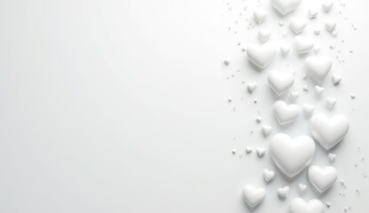 subtle and artistic valentine’s greeting card