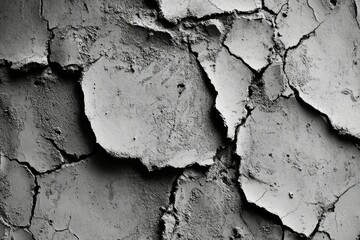 Obraz premium Textured concrete wall with visible seams. AI image