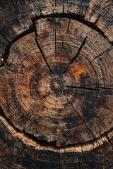 Fototapeta premium Close-up shot of wooden texture with natural imperfections