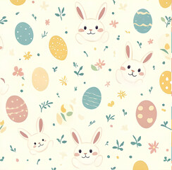easter seamless pattern