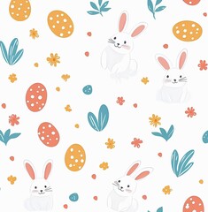 easter seamless pattern