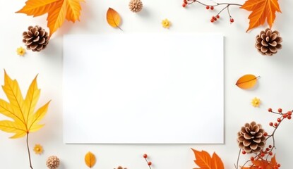 cozy autumn leaves background with soft tones