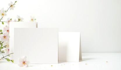 elegant floral backdrop with springtime vibes