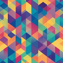 An image of colorful geometric pattern
