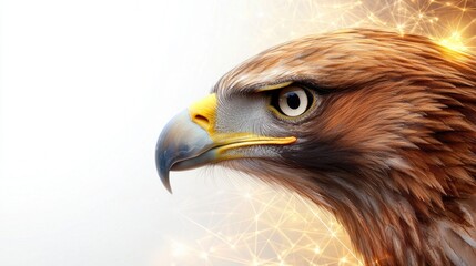 Majestic eagle portrait wildlife photography natural habitat close-up view stunning details