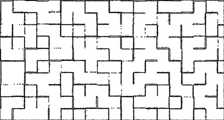 Abstract black and white texture. Vintage horizontal background