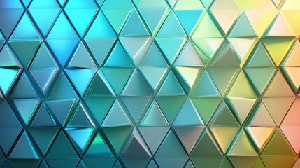 Abstract Colorful Triangular Geometric Pattern Background Texture Design
