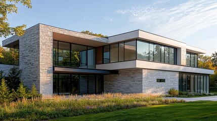 Modern Architectural Gem, A Luxurious Lakeside Residence