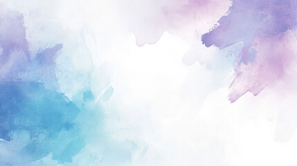 Abstract Purple And Blue Watercolor Pattern Textured Background
