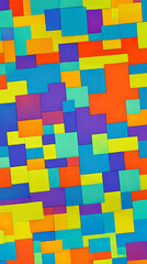 Vibrant Abstract Phone Wallpaper Design with Colorful Geometric Shapes for Mobile Screens