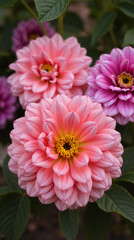 Stunning Flower Phone Wallpaper Featuring Vibrant Pink and Purple Blossoms
