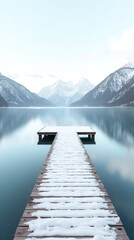 Stunning Mountain Lake Scene as a Phone Wallpaper for Nature Lovers