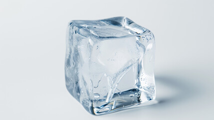 Obraz premium ice cubes isolated on white