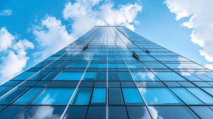 Tall building with panoramic windows