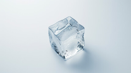 Obraz premium ice cubes isolated on white