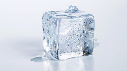 Obraz premium ice cubes isolated on white