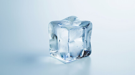 ice cubes isolated on white