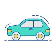 car icon, car vector illustration-simple illustration of car, perfect for car logos and icons