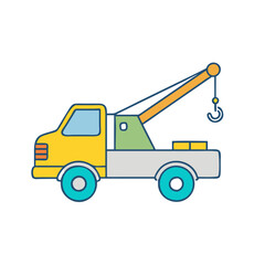 tow truck icon, tow truck vector illustration-simple illustration of tow truck, perfect for tow truck logos and icons