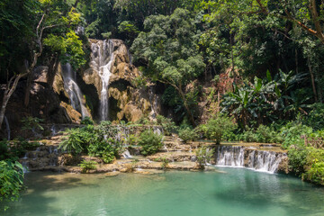 Kuang Si Waterfall in Luang Prabang, Laos