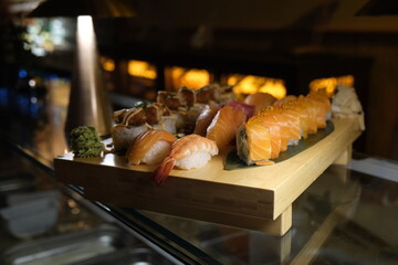 mixed sushi plate