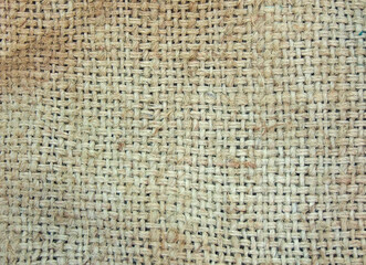 Burlap sack background and texture
