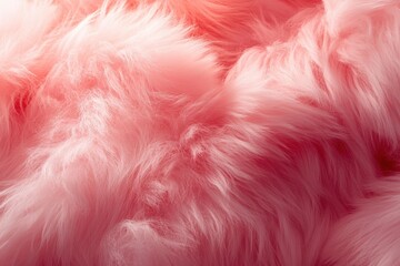 Aesthetic Furry-Themed Background in Intense Pink with Soft Gradients and Abstract Shapes  