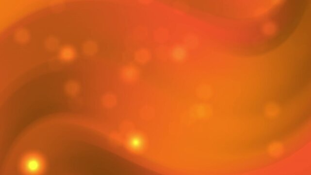 Vibrant Abstract Orange Background with Bokeh Effects


