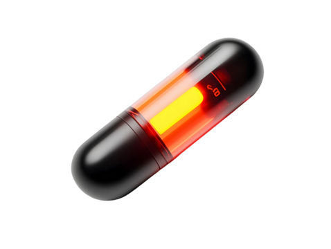 Innovative capsule design modern laboratory pharmaceutical product high-tech environment close-up viewpoint health concept for improved wellness and healing