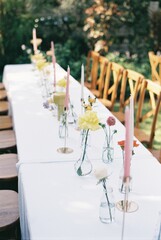 Romantic Wedding Venue with Beautiful Floral Decorations