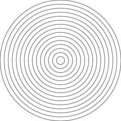 重なった円の線画像