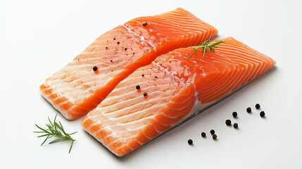 fresh salmon fillet