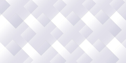 Abstract white and gray pattern geometric gradient line background.square shape with soft shadows.modern technology concept geometric line vector background design.layered geometric triangle shapes.