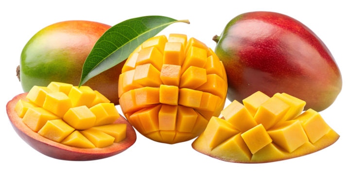 mango isolated on transparent background png
