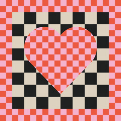 A Heart symbol. Vector Heart sign. Love symbol. Hearts. Heart Background. 