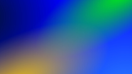 Vivid Blue and Green Abstract Gradient 4K Background