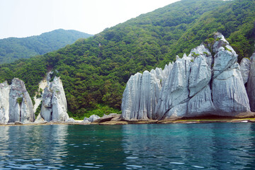 青森県　仏が浦　夏