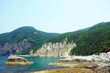 青森県　仏が浦　夏
