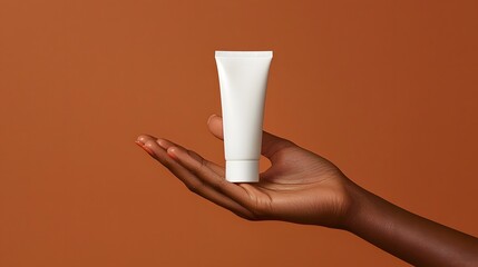 Applying moisturizing cream hand model product photography warm tones close-up skincare routine for healthy skin