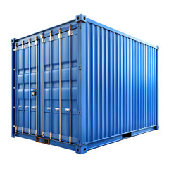 Container isolated on transparent background 