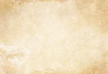Beige grunge old paper texture or background for design.