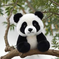 giant panda eating bamboo