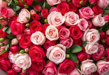 an enlarged picture of roses