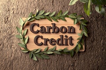 Promoting sustainability through carbon credit initiatives global impact educational campaigns natural environment close-up viewpoint eco-conscious concept for a greener future