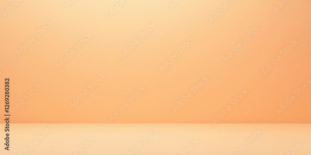 Leinwandbilder A Subtle Peach Gradient Background for Minimalist Designs and Presentations Featuring a Smooth, Even Surface and Soft Lighting