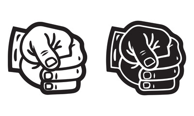Hand gestures vector illustration