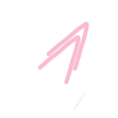 Double arrow face line art
